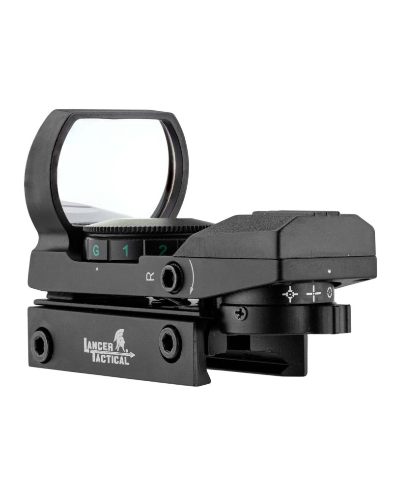 Visor punto rojo Reflex 4 retículos 1x | Airsoft Yecla