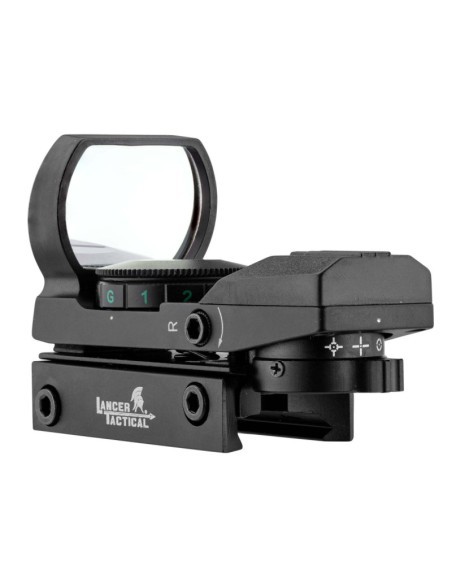Visor punto rojo Reflex 4 retículos 1x | Airsoft Yecla