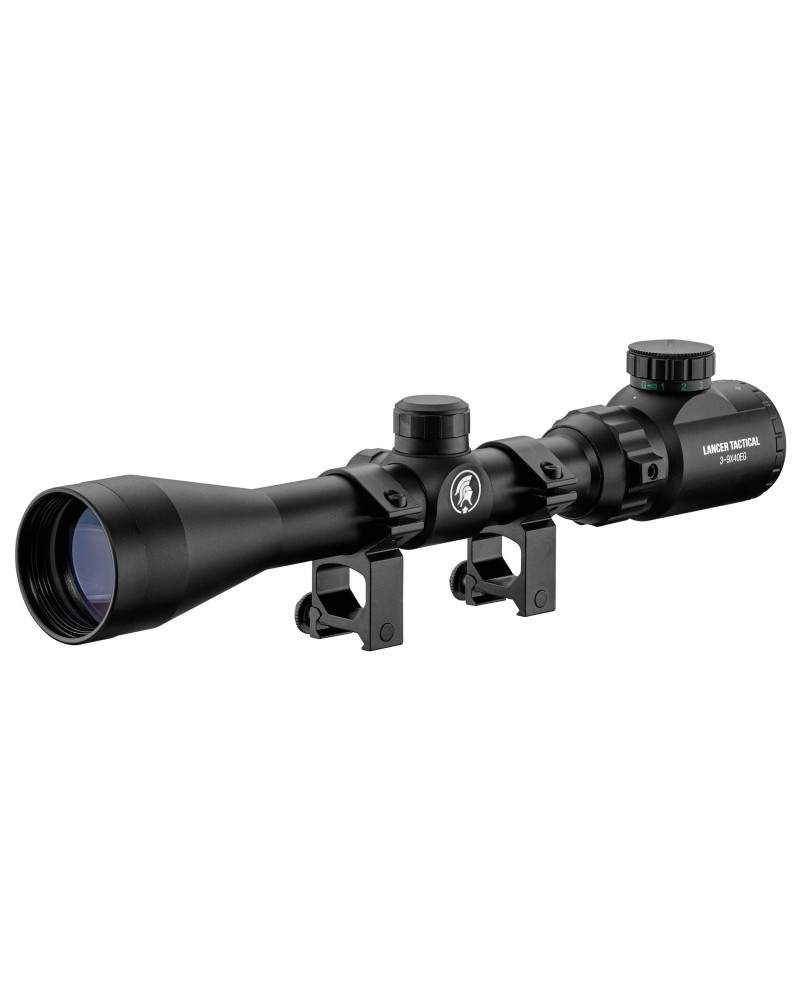 Mira telescópica 3-9x40 iluminada con montaje Picatinny