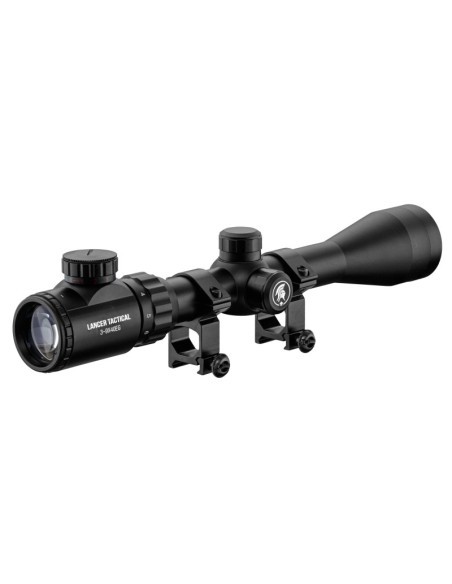 Mira telescópica 3-9x40 iluminada con montaje Picatinny