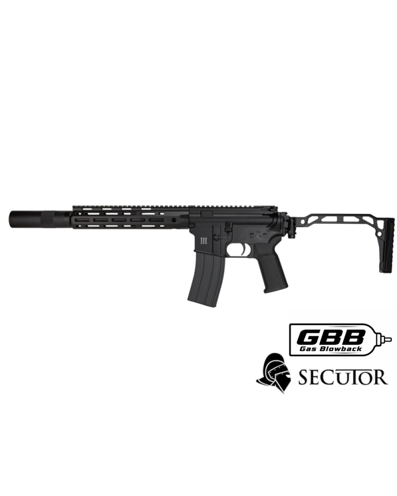 SECUTOR CENTURION III BLACK MWS GBB | AirsoftYecla