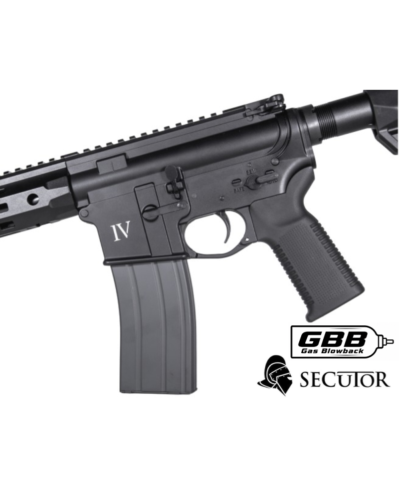 SECUTOR CENTURION IV BLACK MWS GBB | AirsoftYecla