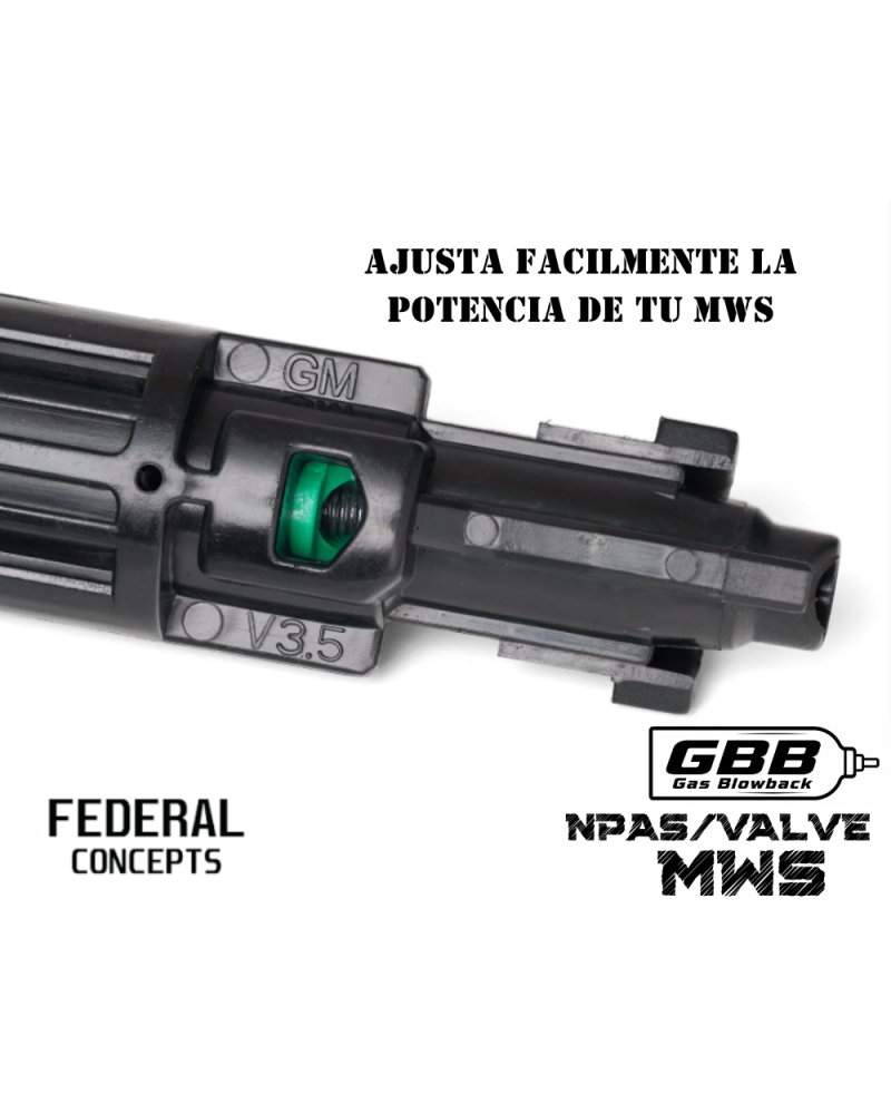 Federal Concepts FEDA Valve NPAS TM MWS | AirsoftYecla