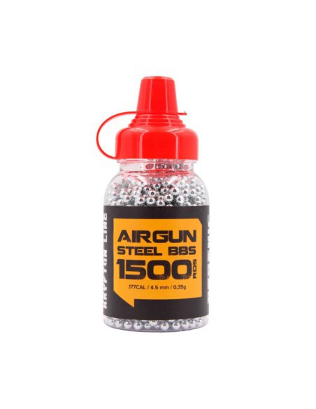 Bolas de acero 4.5 mm Kripton 1500RDS - Arsenic | Airsoft Yecla