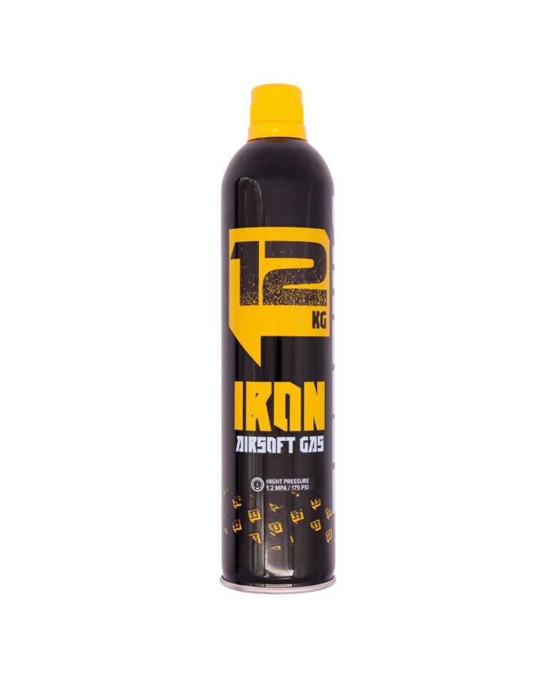 Gas para airsoft IRON 12kg (600ml) con silicona - Arsenic