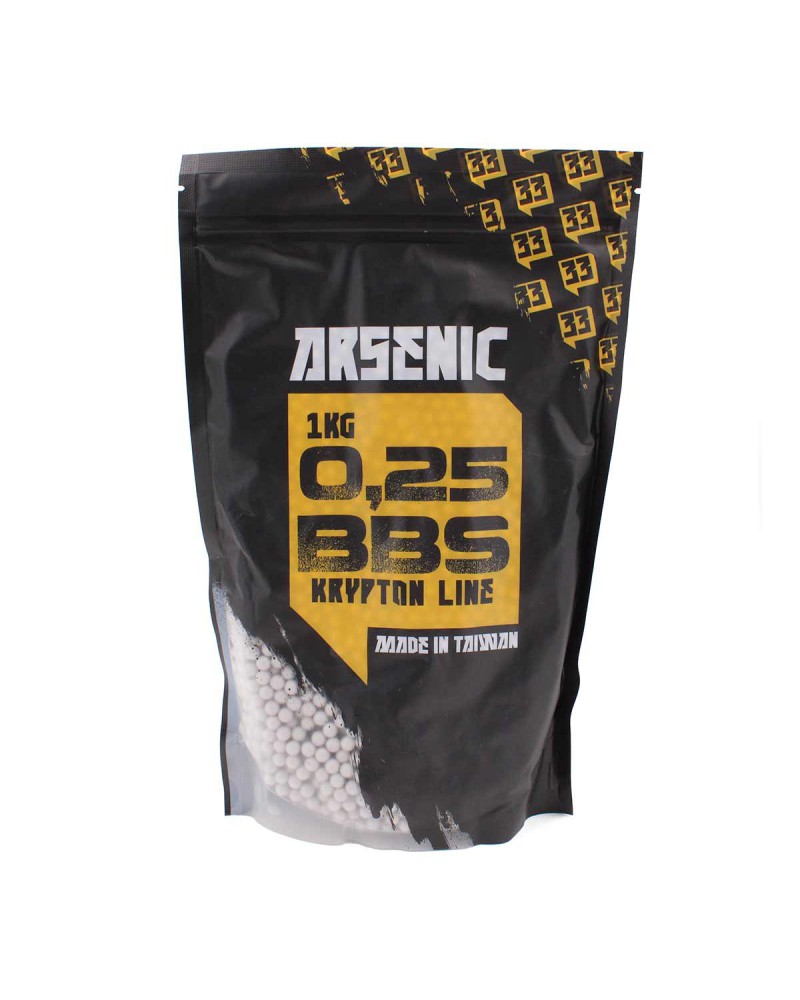 Bolas Krypton 0,25 g 1 kg 6 mm - Arsenic | Airsoft Yecla