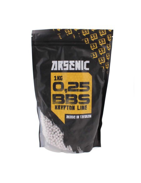 Bolas Krypton 0,25 g 1 kg 6 mm - Arsenic | Airsoft Yecla