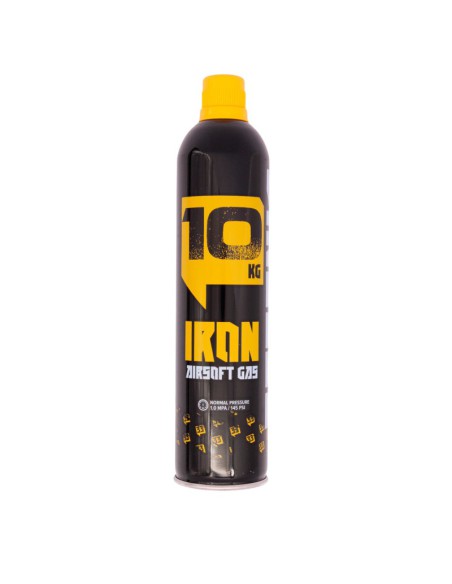 Botella gas IRON 10 kg 600ml con silicona - Arsenic