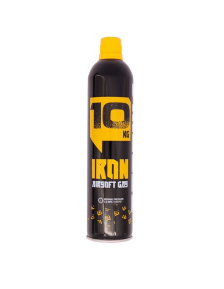 Botella gas IRON 10 kg 600ml con silicona - Arsenic