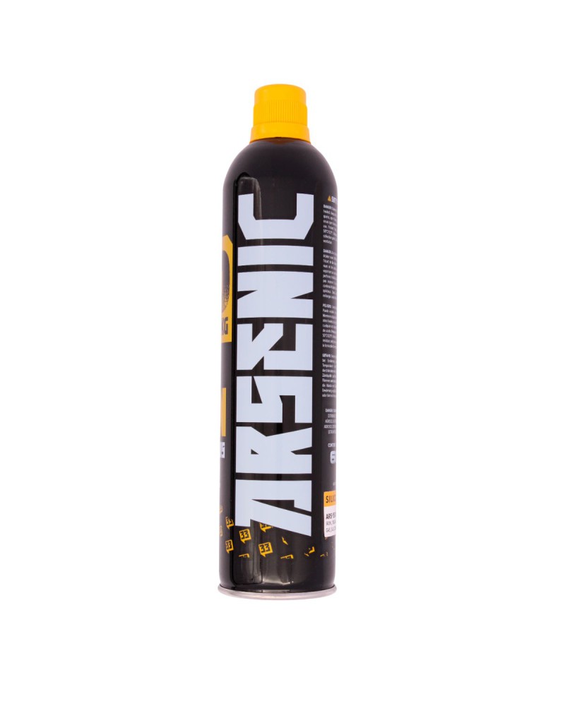Botella gas IRON 10 kg 600ml con silicona - Arsenic