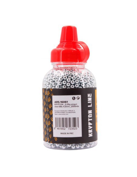 Bolas de acero 4.5 mm Kripton 2500und - Arsenic | Airsoft Yecla