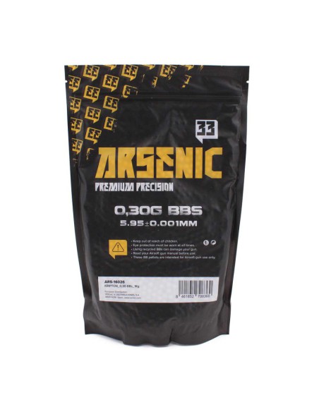 Bolas Krypton 6mm 0,30 g 1 kg - Arsenic | Airsoft Yecla 2