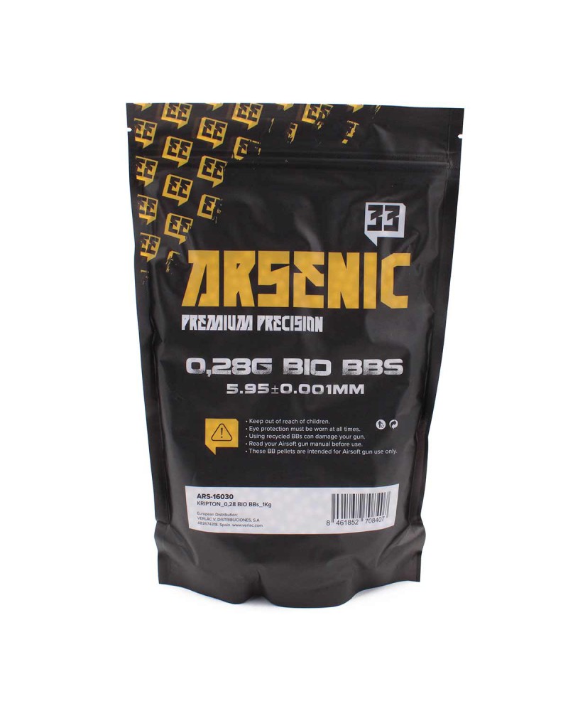 Bolas Krypton BIO 0,28 g 6 mm 1 kg - Arsenic