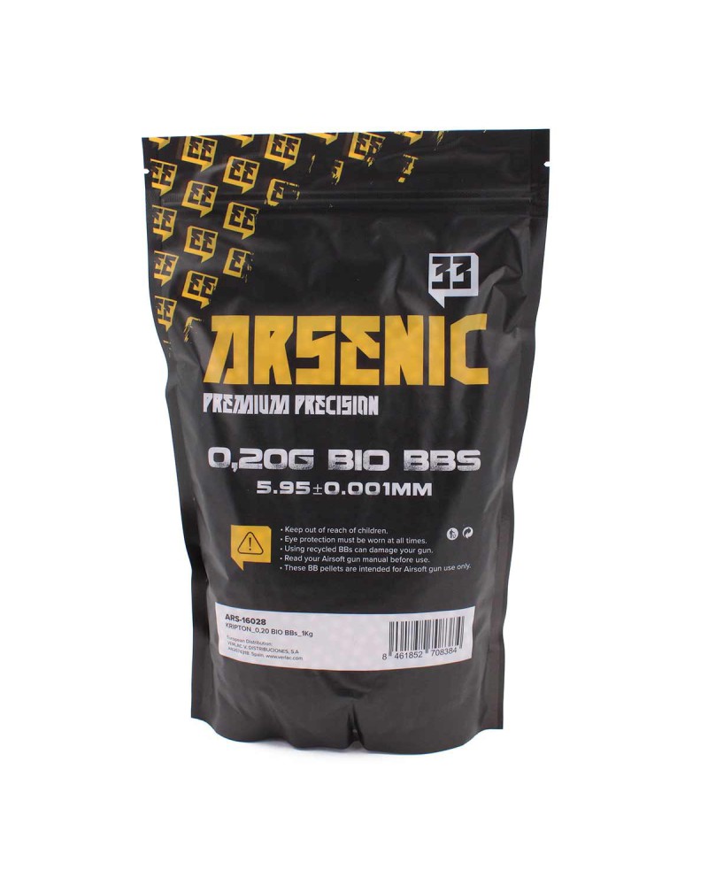 Bolas biodegradables Krypton BIO 0,20 g 1 kg - Arsenic