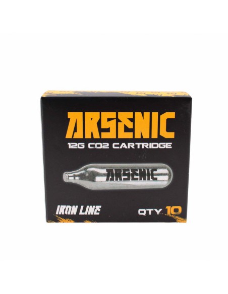 Bombona CO2 12g Pack 10 unidades - Arsenic