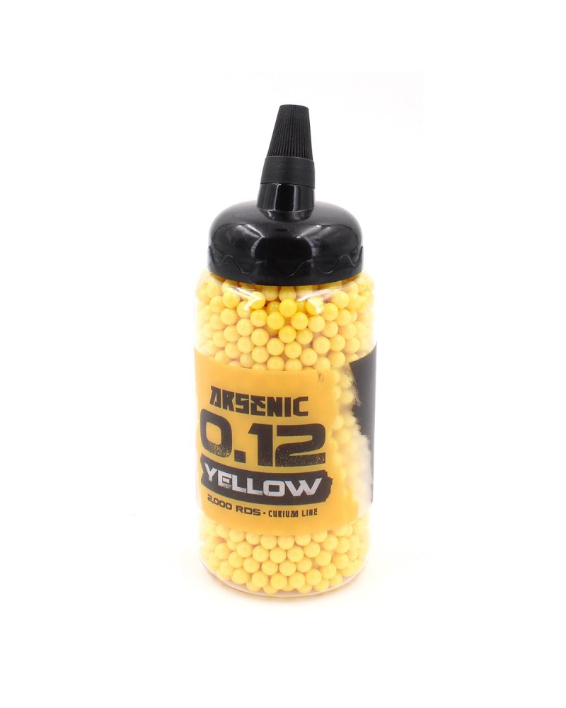 Bolas Curium 0,12 g 6 mm 2000 - Arsenic | Airsoft Yecla