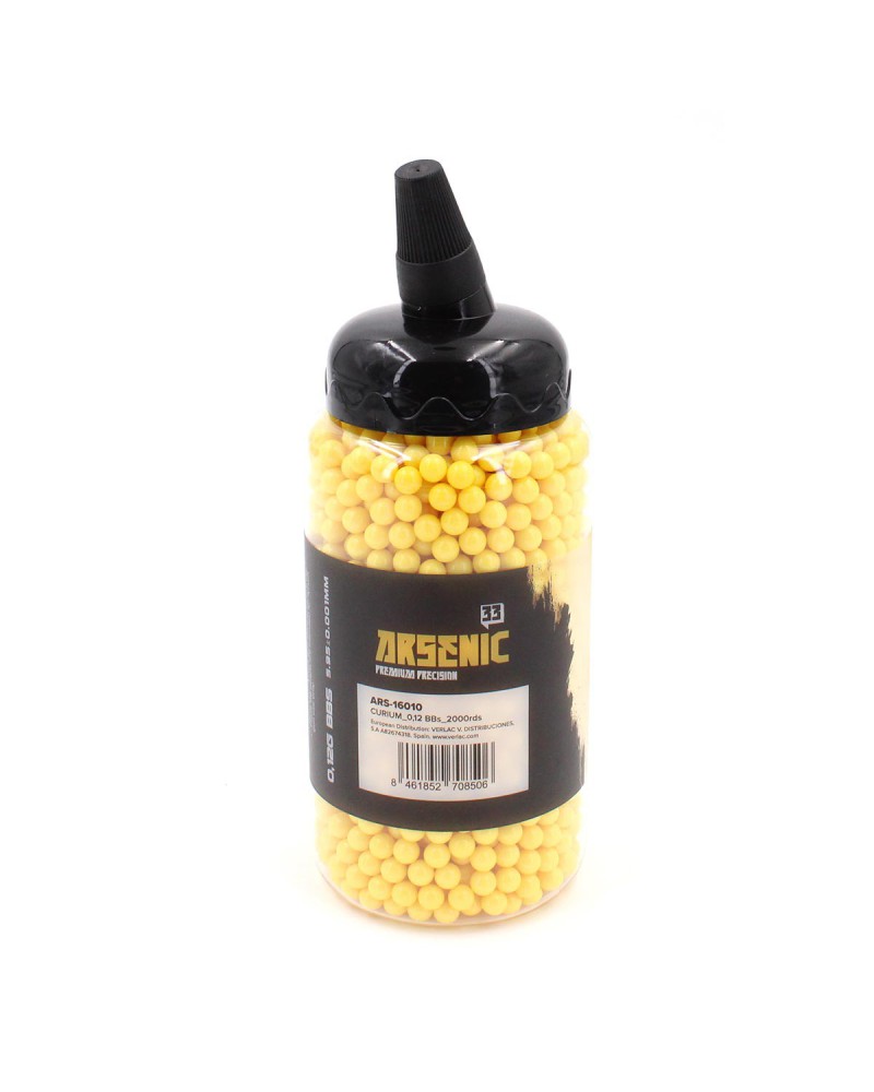 Bolas Curium 0,12 g 6 mm 2000 - Arsenic | Airsoft Yecla