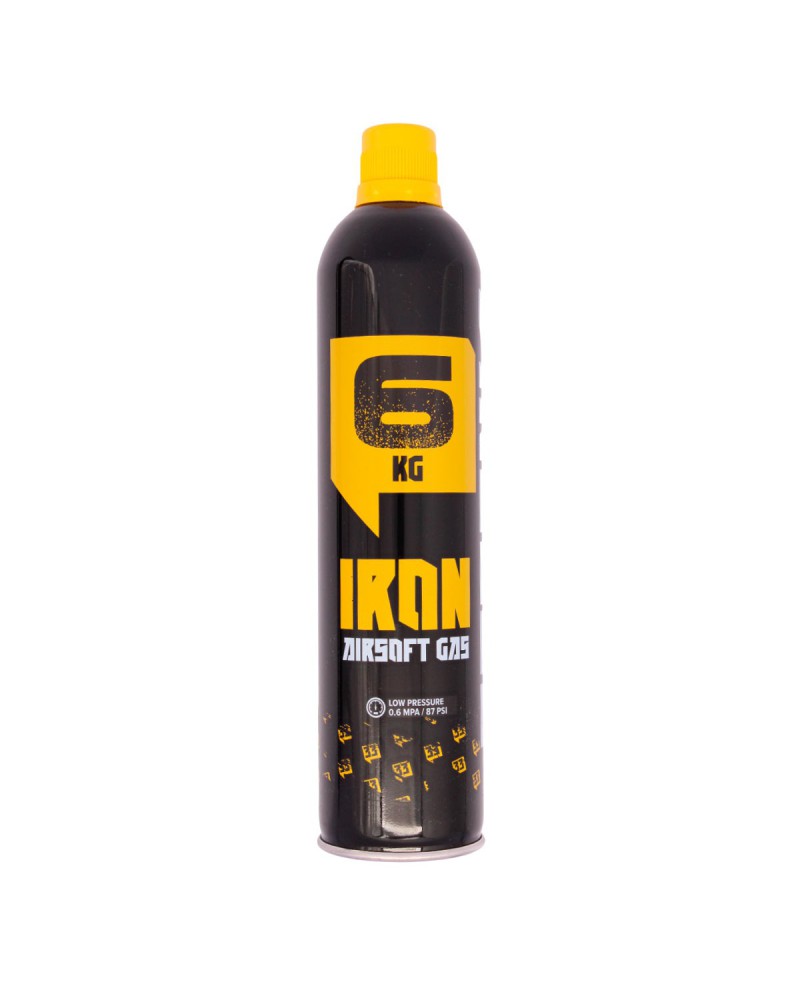 Botella gas IRON 6kg con silicona - Arsenic