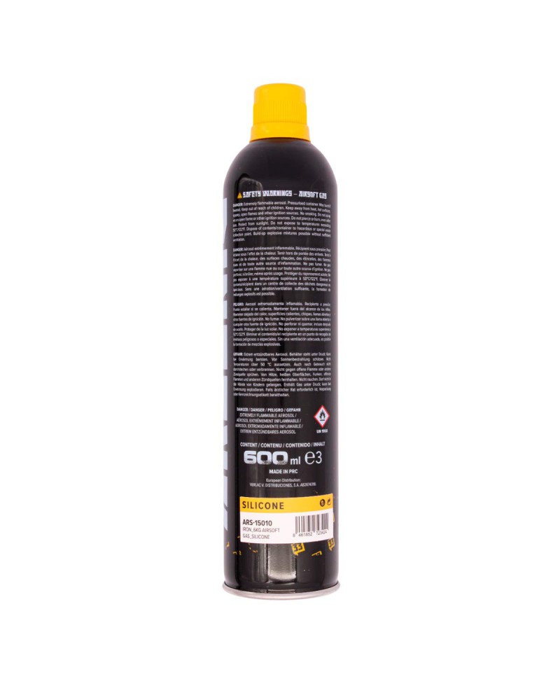 Botella gas IRON 6kg con silicona - Arsenic