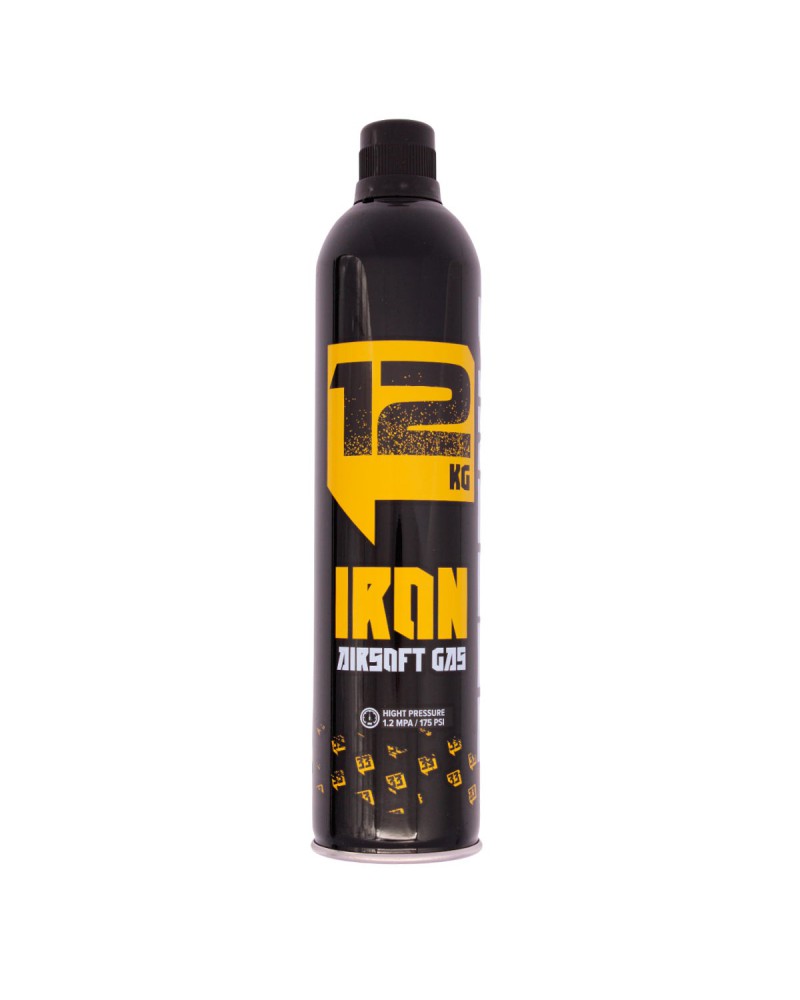 Botella Gas IRON 12kg 600ml sin silicona - Arsenic