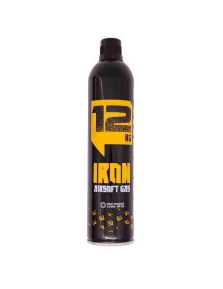 Botella Gas IRON 12kg 600ml sin silicona - Arsenic