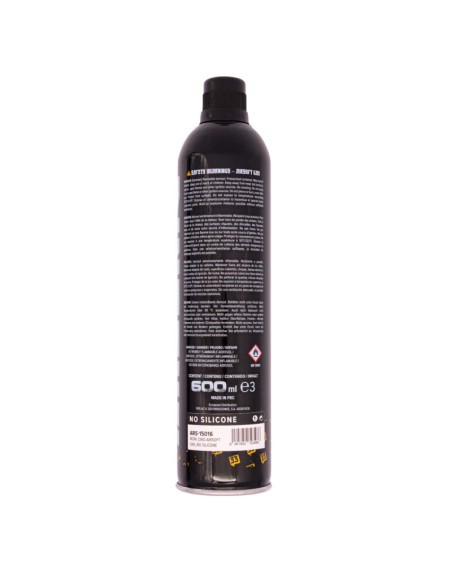 Botella Gas IRON 12kg 600ml sin silicona - Arsenic