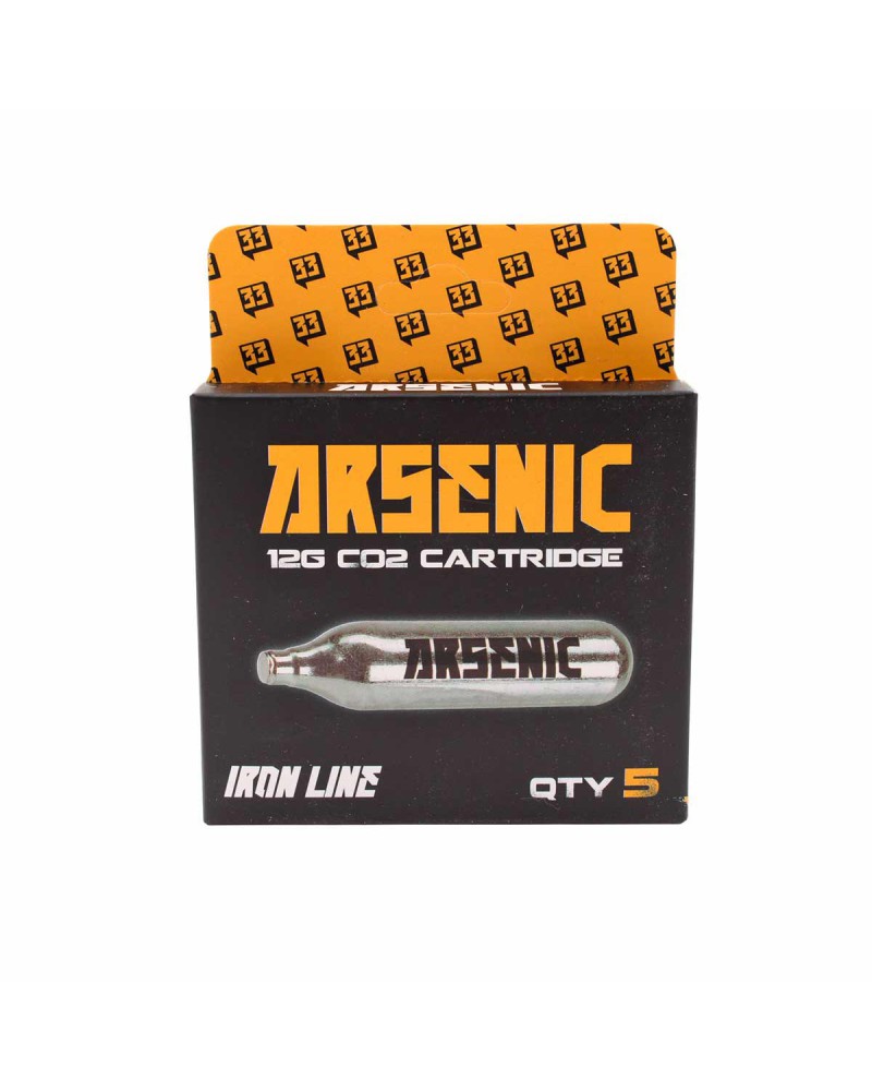 Bombona CO2 12 g pack 5 unidades - Arsenic