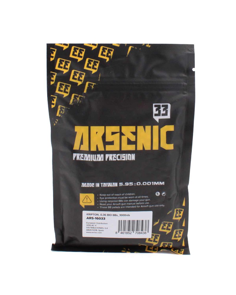 Bolas Krypton BIO 0,36 g 6 mm 1000 und - Arsenic