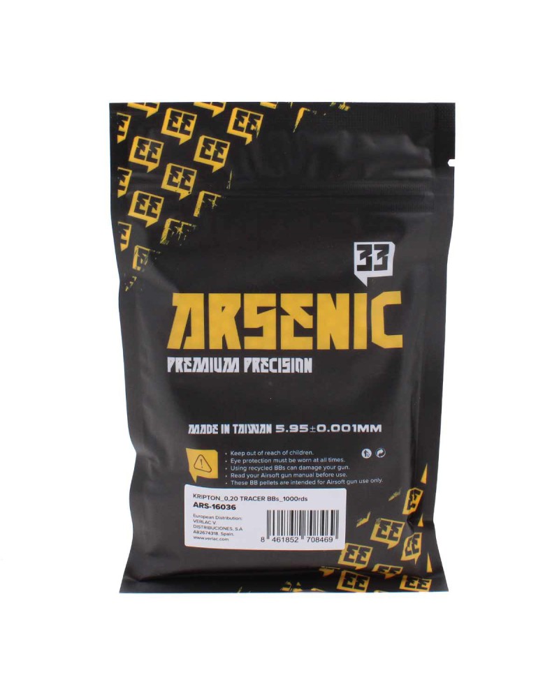 Bolas trazadoras Krypton BIO 0,20 g 6 mm 1000 ud - Arsenic