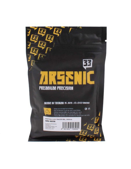 Bolas trazadoras Krypton BIO 0,20 g 6 mm 1000 ud - Arsenic
