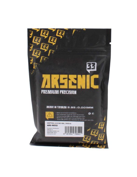 Bolas Krypton BIO 0,32g 6mm 1000und - Arsenic | Airsoft Yecla 2