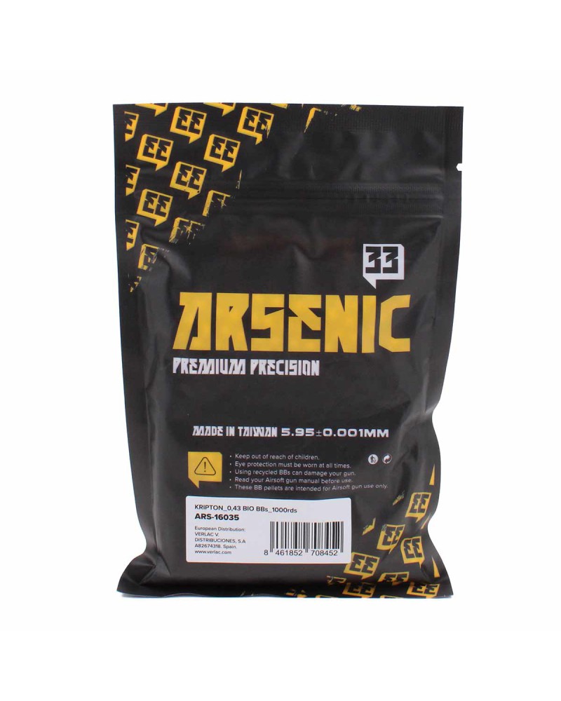 Bolas Krypton BIO 0,43 g 6 mm 1000 und - Arsenic