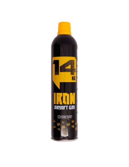 Botella Gas IRON 14 kg con Silicona 600 ml - Arsenic