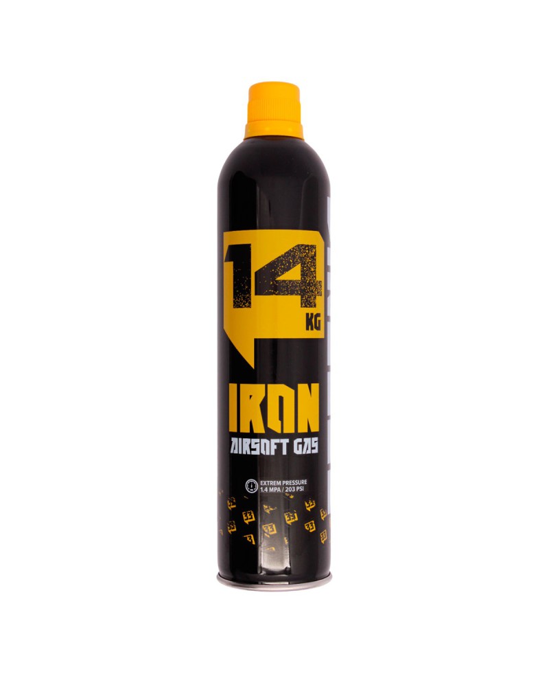 Botella Gas IRON 14 kg con Silicona 600 ml - Arsenic
