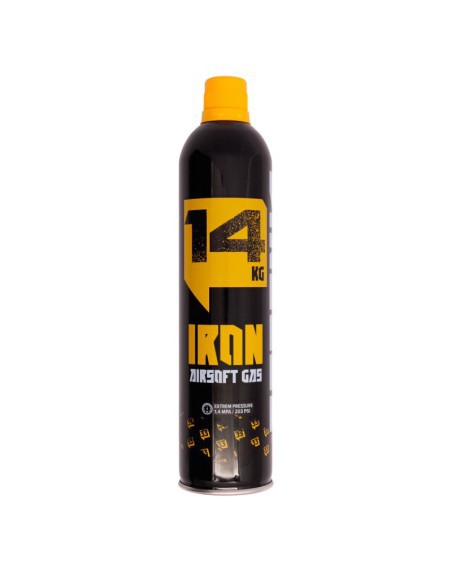 Botella Gas IRON 14 kg con Silicona 600 ml - Arsenic