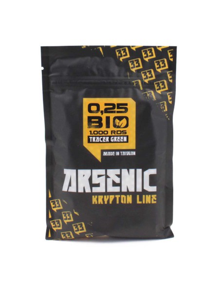 Bolas trazadoras Krypton BIO 6 mm 0,25 g 1000 uds - Arsenic