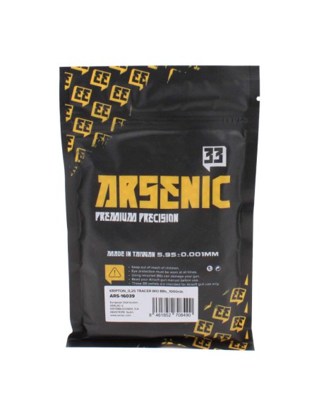 Bolas trazadoras Krypton BIO 6 mm 0,25 g 1000 uds - Arsenic 2