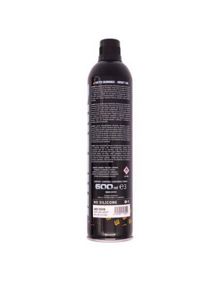 Gas IRON 14kg 600ml sin silicona - Arsenic | Airsoft Yecla