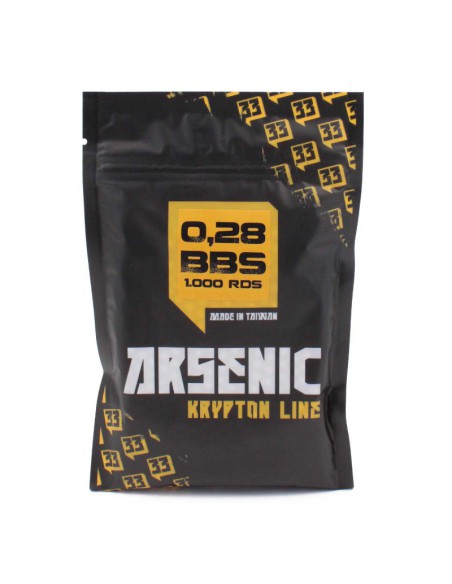 Bolas Krypton 0,28 g 6 mm 1000und blancas - Arsenic