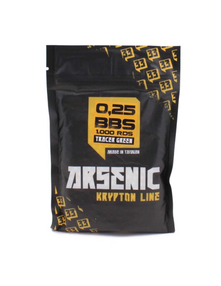 Bolas trazadoras Krypton BIO 0.25g 6mm 1000 uds - Arsenic