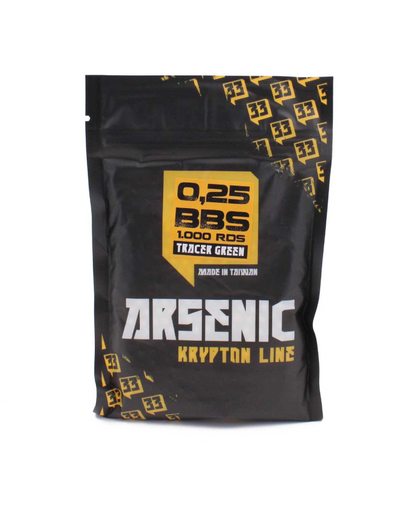 Bolas trazadoras Krypton BIO 0.25g 6mm 1000 uds - Arsenic
