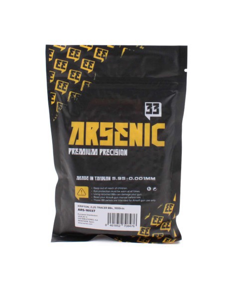 Bolas trazadoras Krypton BIO 0.25g 6mm 1000 uds - Arsenic