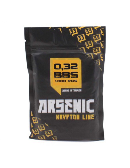 Bolas 6 mm Krypton 0,32 g 1000 blancas - Arsenic