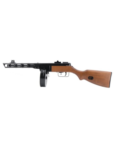 Subfusil PPSh-41 AEG EBB tambor 2000 BBs - S&T