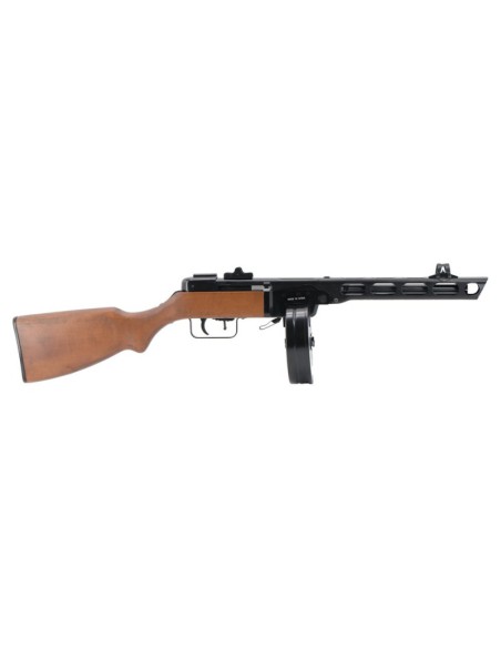 Subfusil PPSh-41 AEG EBB tambor 2000 BBs - S&T 2