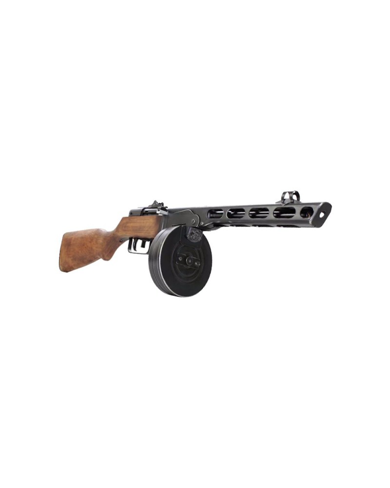Subfusil PPSh-41 AEG EBB tambor 2000 BBs - S&T