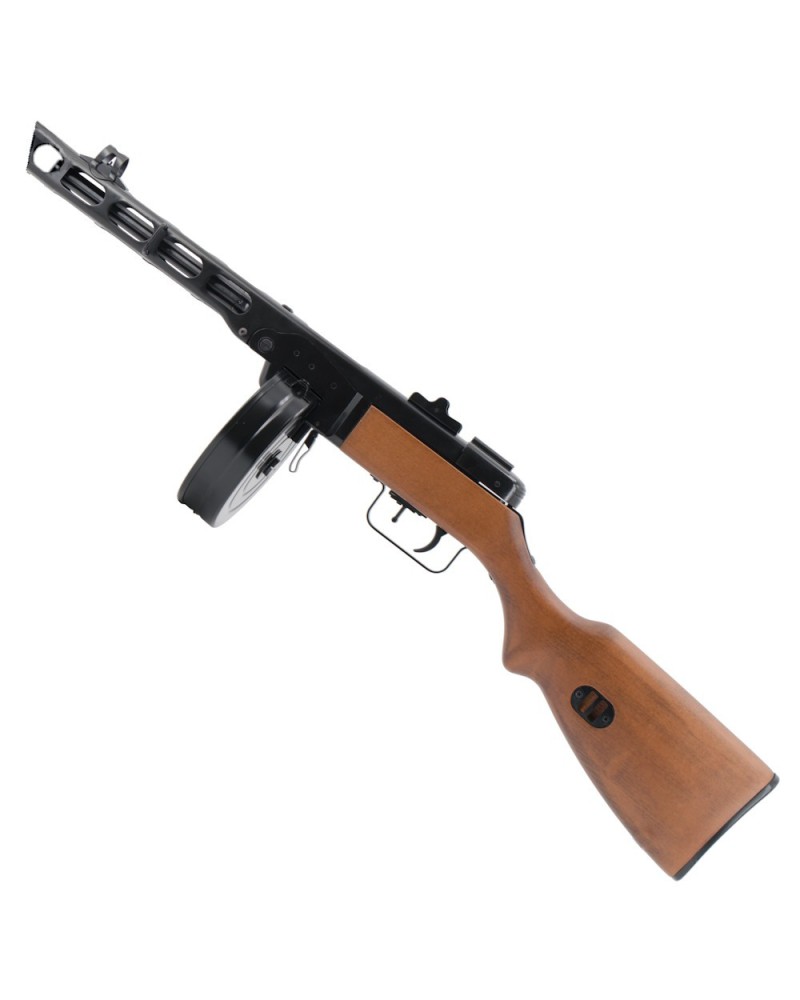 Subfusil PPSh-41 AEG EBB tambor 2000 BBs - S&T