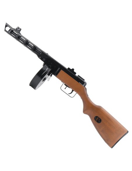 Subfusil PPSh-41 AEG EBB tambor 2000 BBs - S&T