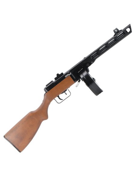Subfusil PPSh-41 AEG EBB tambor 2000 BBs - S&T