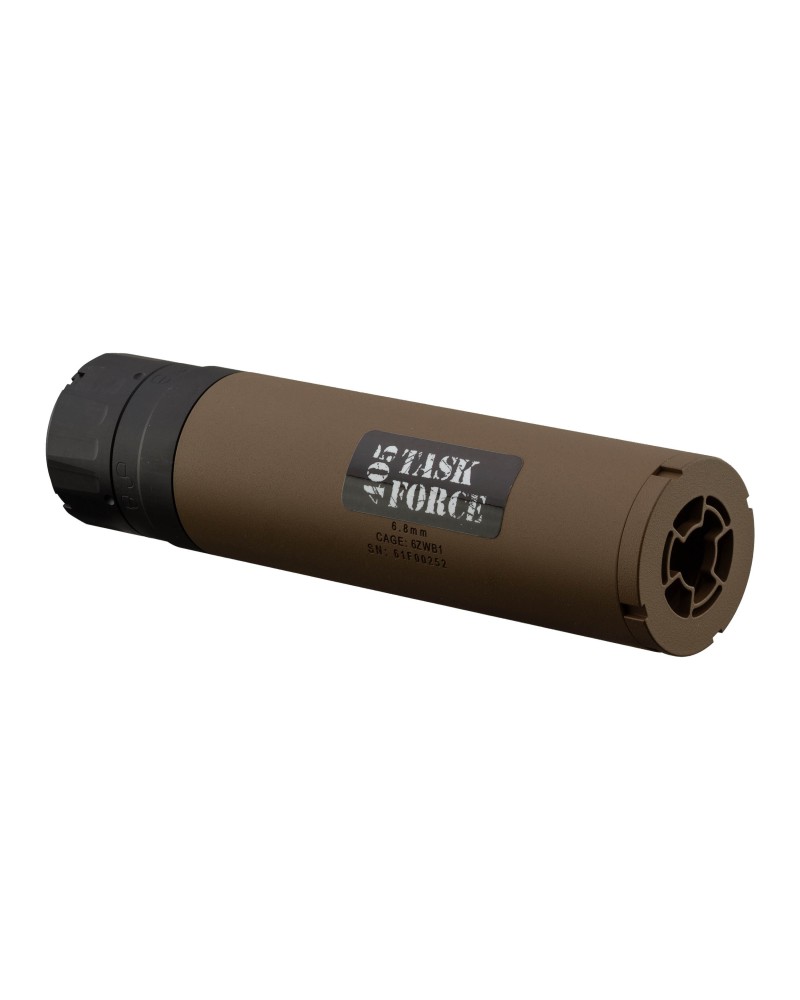 Silenciador facticio XM7 SLX 6.8 QD M14 Tan - TASK FORCE